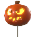 Halloween Orange Pumpkin Balloon